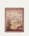 Pierre-louis Mascia Mascia Aloe Ultrawash Silk Scarf In 514322/101-18 Beige Red
