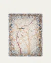 Pierre-louis Mascia Mascia Aloe Ultrawash Silk Scarf In 514333/101-18 White Multi