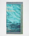 Pierre-louis Mascia Multi-color Floral Silk Square Scarf