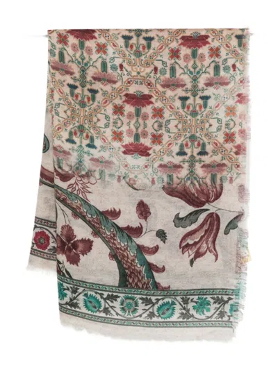 Pierre-louis Mascia Multicolor Printed Scarf