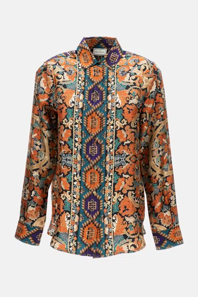 PIERRE-LOUIS MASCIA WOMEN MULTICOLOR PRINTED SHIRT, L LUXURY SHIRTS FOR WOMEN DARVEYS