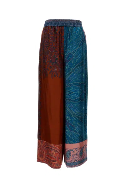 Pierre-louis Mascia Aloe Paisley-pattern Wide-leg Palazzo Pants In Multi