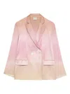 Pierre-louis Mascia Ombré-effect Double-breasted Jacket In Neutral