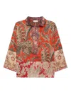 Pierre-louis Mascia Paisley-panelled Shirt