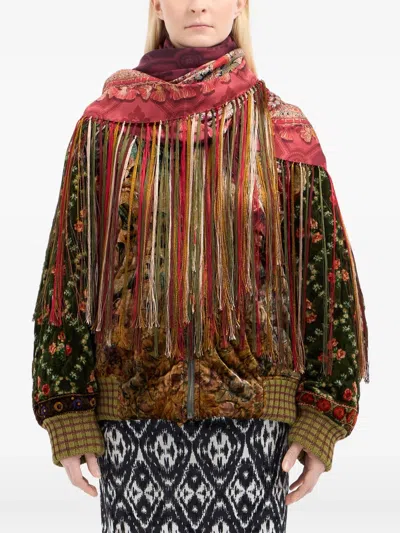 Pierre-louis Mascia Paisley-pattern Fringed Scarf In Multi