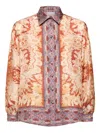 Pierre-louis Mascia Paisley-print Button-down Shirt In Yellow