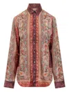 Pierre-louis Mascia Paisley-print Long-sleeve Shirt In Multi
