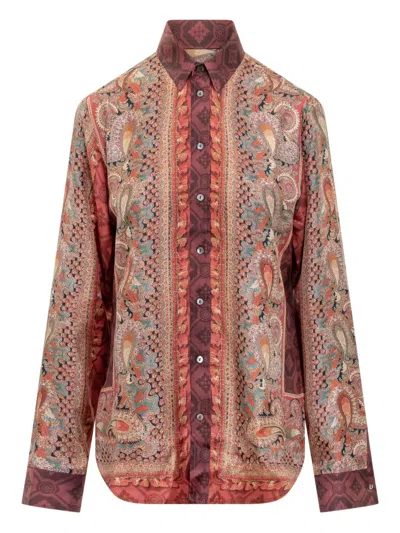 PIERRE-LOUIS MASCIA PAISLEY-PRINT LONG-SLEEVE SHIRT