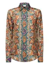 Pierre-louis Mascia Paisley-print Long-sleeve Shirt In Multi