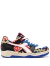 Pierre-louis Mascia Multicolour Panelled Sneakers In Schwarz