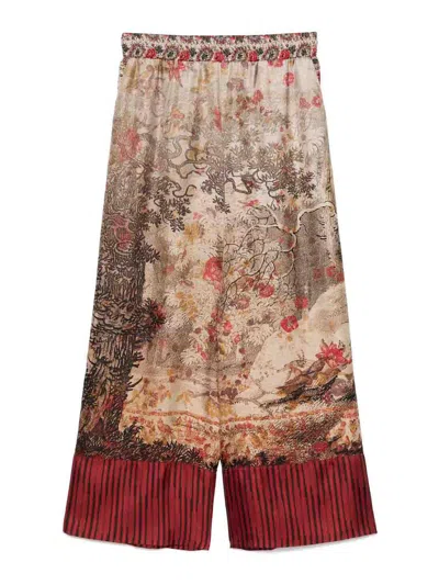 Pierre-louis Mascia Aloe Trousers In Beige