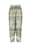 Pierre-louis Mascia Patterned Silk Trousers In 101