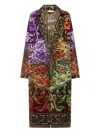 Pierre-louis Mascia Patchwork Floral Coat In Multi