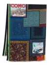 Pierre-louis Mascia Pierre Louis Mascia Lago Di Como Silk Printed Scarf In Multi