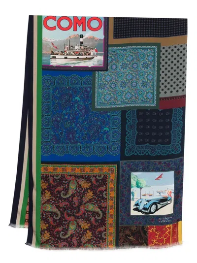 PIERRE-LOUIS MASCIA PATCHWORK PAISLEY SCARF