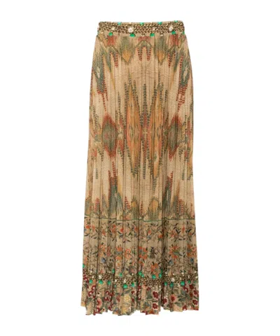PIERRE-LOUIS MASCIA PATTERN PRINTED SKIRT