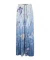 Pierre-louis Mascia Patterned Casual Pants In Blue