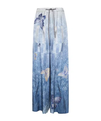 PIERRE-LOUIS MASCIA PATTERNED CASUAL PANTS