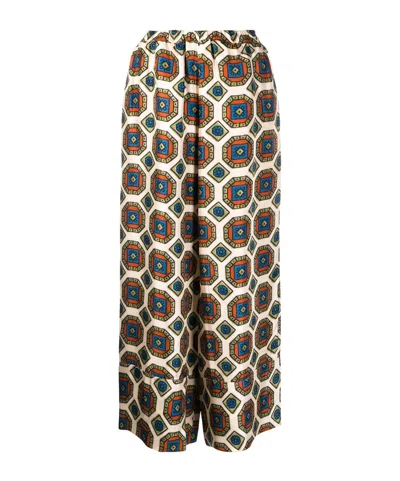 Pierre-louis Mascia Patterned Casual Pants In Multi