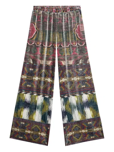 Pierre-louis Mascia Patterned Trousers In Multi