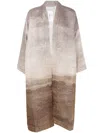 Pierre-louis Mascia Landscape-print Coat In Neutral