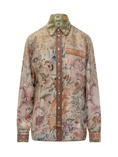 Pierre-louis Mascia Tapestry Style Shirt In Multi