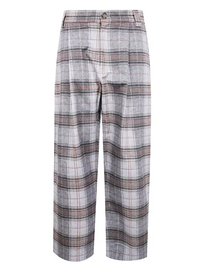 Pierre-louis Mascia Plaid-check Trousers In Multi