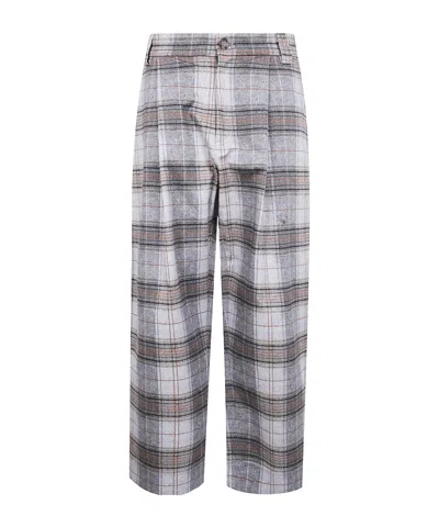 PIERRE-LOUIS MASCIA PLAID-CHECK TROUSERS