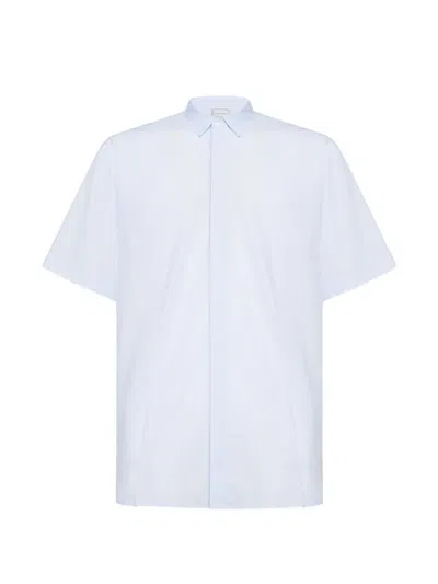 Pierre-louis Mascia Point Collar Geometric Shirt In White