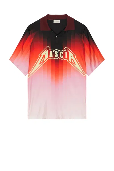 Pierre-louis Mascia Polo Shirt In Red Multi