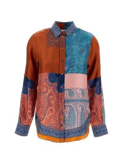 Pierre-louis Mascia Printed Buttoned Shirt In Multi