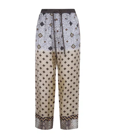 PIERRE-LOUIS MASCIA PRINTED CASUAL PANTS
