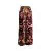 Pierre-louis Mascia Pierre Louis Mascia Patterned Pants In Brown