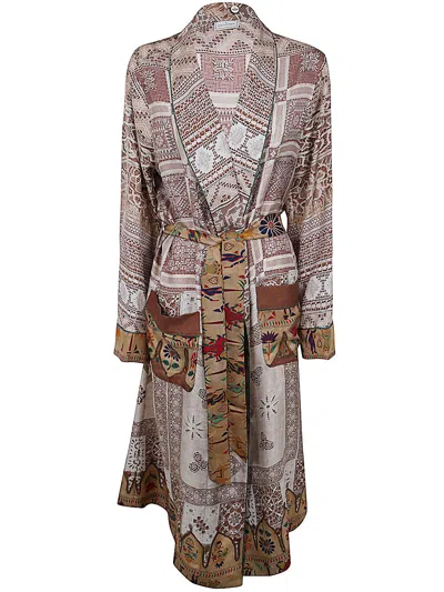 PIERRE-LOUIS MASCIA PRINTED LONG KIMONO