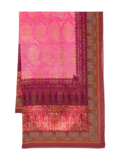 Pierre-louis Mascia Printed Scarf In Pink