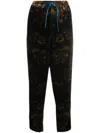 Pierre-louis Mascia Printed Silk Blend Trousers