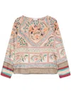 PIERRE-LOUIS MASCIA PIERRE-LOUIS MASCIA PRINTED SILK BLOUSE