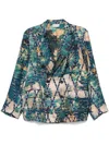 Pierre-louis Mascia Pierre Louis Mascia Printed Silk Jacket