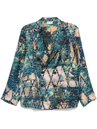 PIERRE-LOUIS MASCIA PIERRE-LOUIS MASCIA PRINTED SILK JACKET