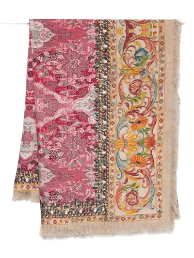 Pierre-louis Mascia Pierre Louis Mascia Printed Silk Scarf