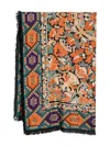 Pierre-louis Mascia Pierre Louis Mascia Printed Silk Scarf In Orange
