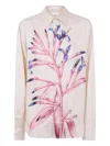 Pierre-louis Mascia Printed Silk Shirt In Neutral