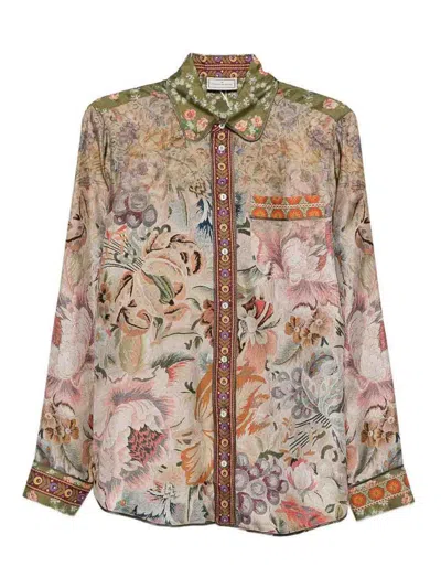 PIERRE-LOUIS MASCIA PRINTED SILK SHIRT