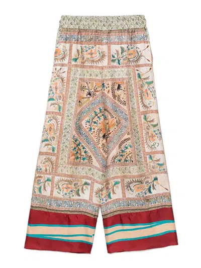 PIERRE-LOUIS MASCIA PRINTED SILK TROUSER