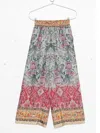 Pierre-louis Mascia Pierre Louis Mascia Printed Silk Trousers In Multi
