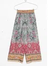 Pierre-louis Mascia Pierre Louis Mascia Printed Silk Trousers In Multi