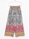 Pierre-louis Mascia Pierre Louis Mascia Printed Silk Trousers In Multi