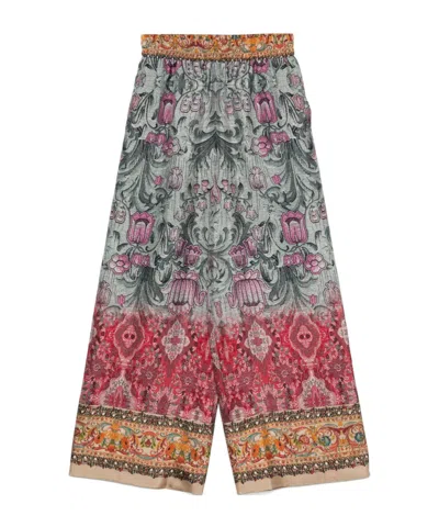 PIERRE-LOUIS MASCIA PRINTED SILK TROUSERS