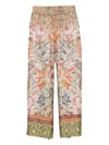 Pierre-louis Mascia Pierre Louis Mascia Printed Silk Trousers In Multi