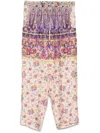 Pierre-louis Mascia Pierre Louis Mascia Printed Silk Trousers In Purple
